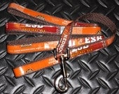 Dog Leash from Recycled Redhook ESB Beer Labels