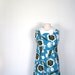 1960s Mod Dress / Bluebells and Bow / 60s Dress / S M