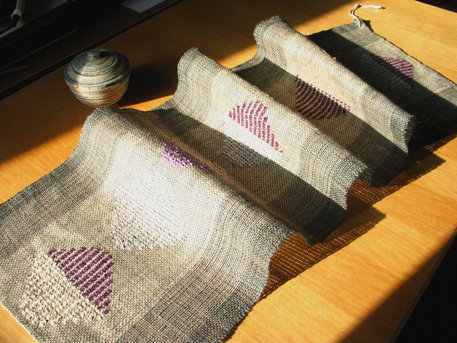 Handwoven  runner - table runner