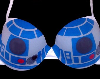 Handpainted Star Wars R2D2 Bra