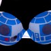 Handpainted Star Wars R2D2 Bra