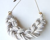 Ami Rope smile Necklace -  Ivory