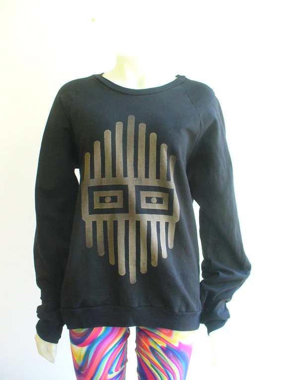 Tribal Discharge Sweater
