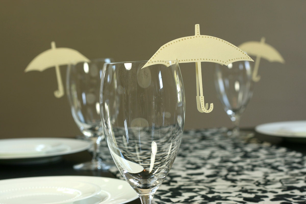 Umbrella Place Cards