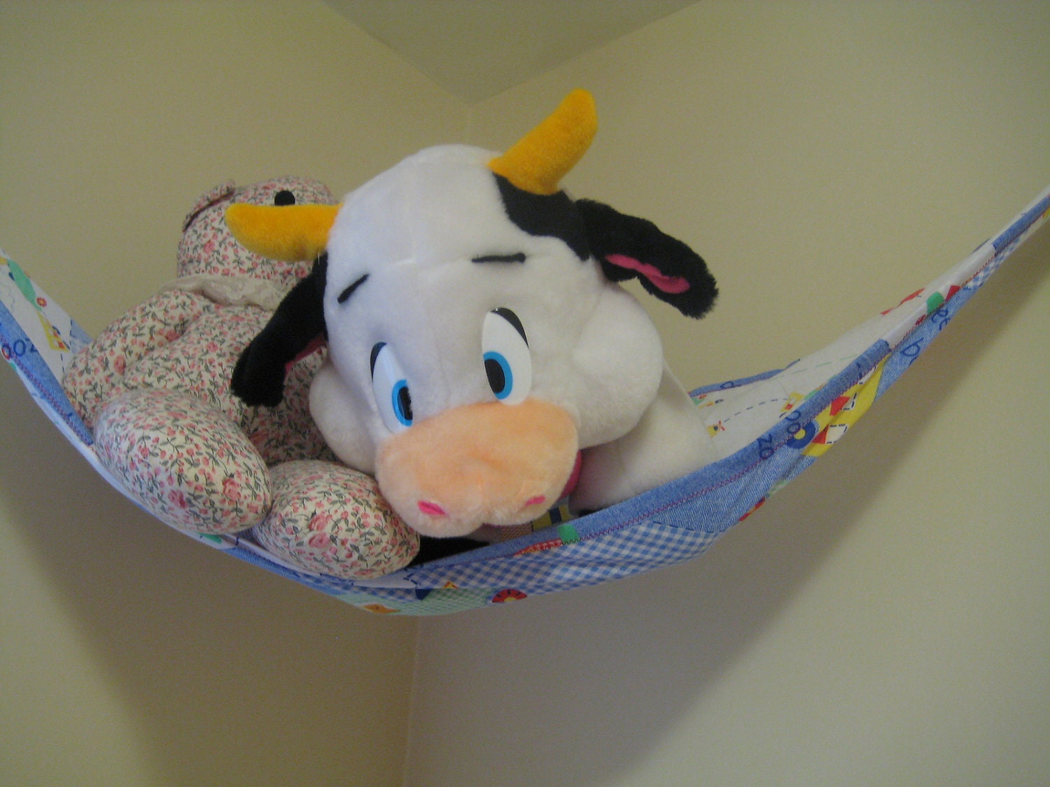 Planes, Trains and Automobiles Teddy Bed - Toy Hammock - Size Medium