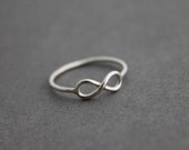 Petite Sterling Infinity Ring - Size 7 US/Canada