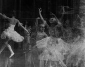 Black and White Ghostly Abstract Nutcracker Ballet  Photograph