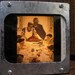 NORMAN ROCKWELL Freedom from Want Vintage magic lantern glass slide light box