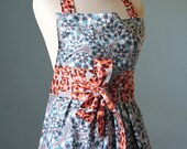 Abstract Bubbles Full Apron for Women with Anna Maria Horner Fabric