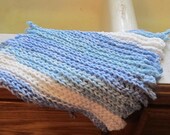 crochet slip stitch textured dishcloth or washcloth pattern - pdf only