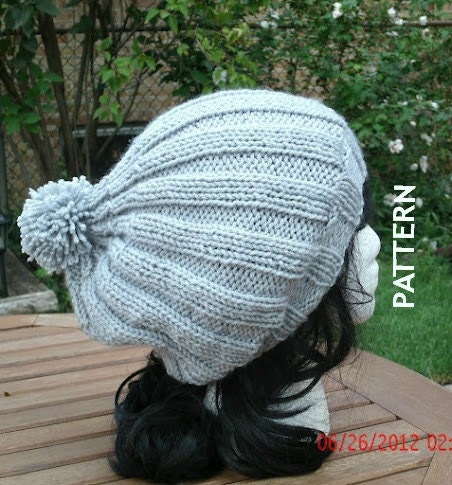 Knitting Pattern - Hand Knit Pattern for Dana - Wonens Hat - Womens Accessories