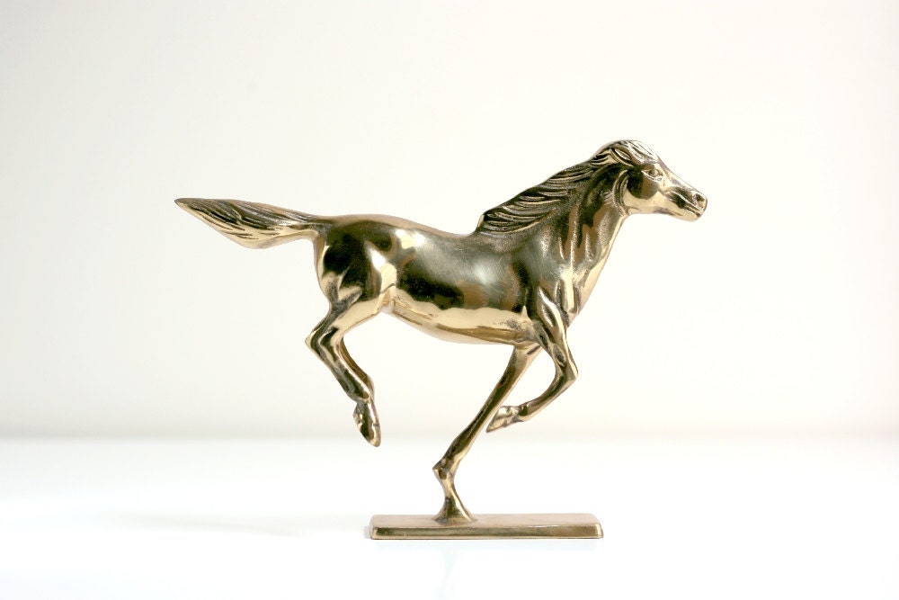 Vintage Brass Horse - WiseApple
