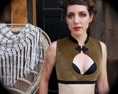 Opium Den Keyhole Top L Taupe