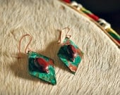 TRI.bal Copper Diamond Earrings