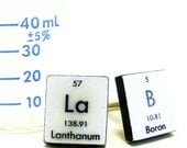 Chemistry Custom Periodic Table Cufflinks - Lab