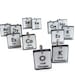 Chemistry Periodic Table Cufflinks Wedding - 4 Pairs