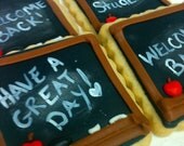 CLASSROOM CHALKBOARD Sugar Cookie Party Favors, 1 Dozen