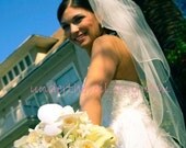 Waist Length, Sparkle 2 Tier Wedding Veil, Woodland Wedding