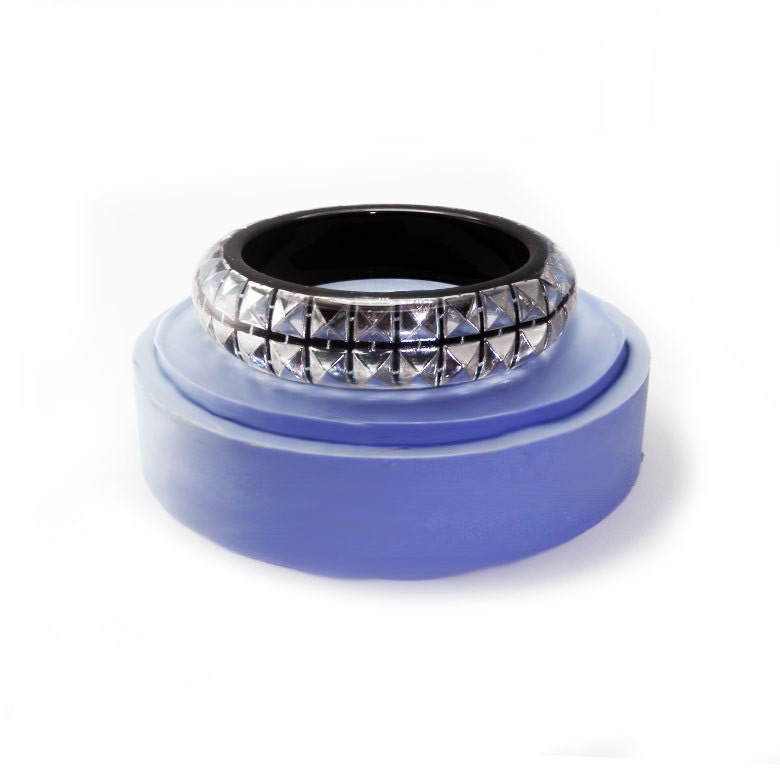 Medium Chunky Silicone Rubber resin Mold, Resin Bangle Mold