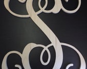 18 inch Vine font single letter