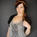 Wolf Totem - womens tri-blend racerback jersey tank top - Wolf Wolves modern - by Bark Decor