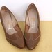 Vintage 60s Brown Heels 6.5