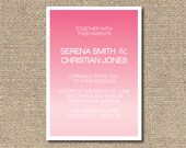 Serena Printable Wedding Invitation Suite