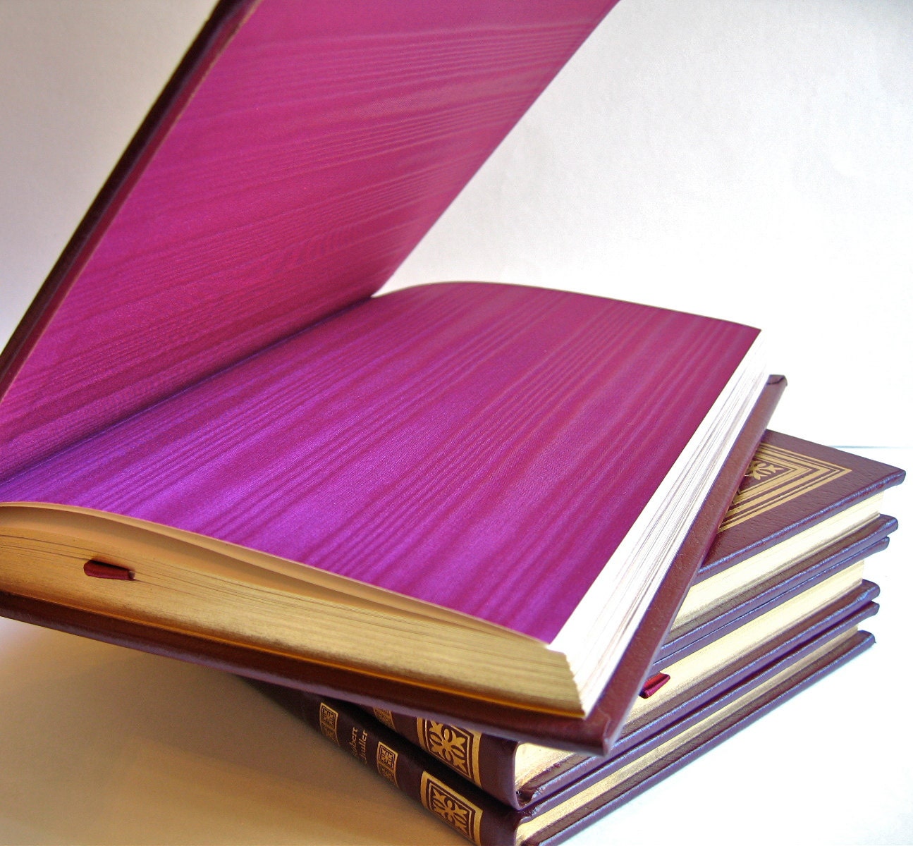 Brown & Gold Bonded Leather Book Set Robert Schuller