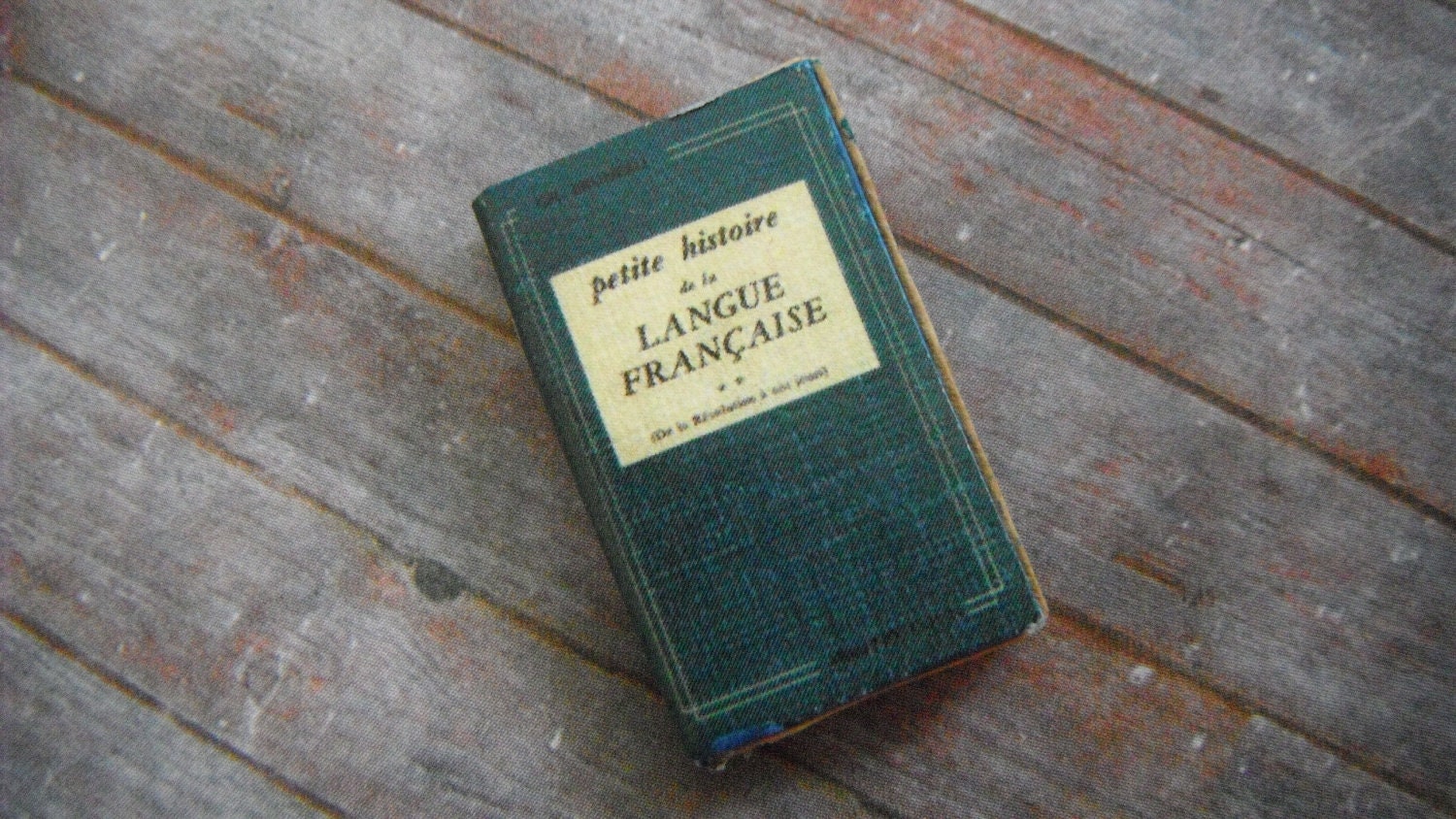 Miniature Book --- History of French Language