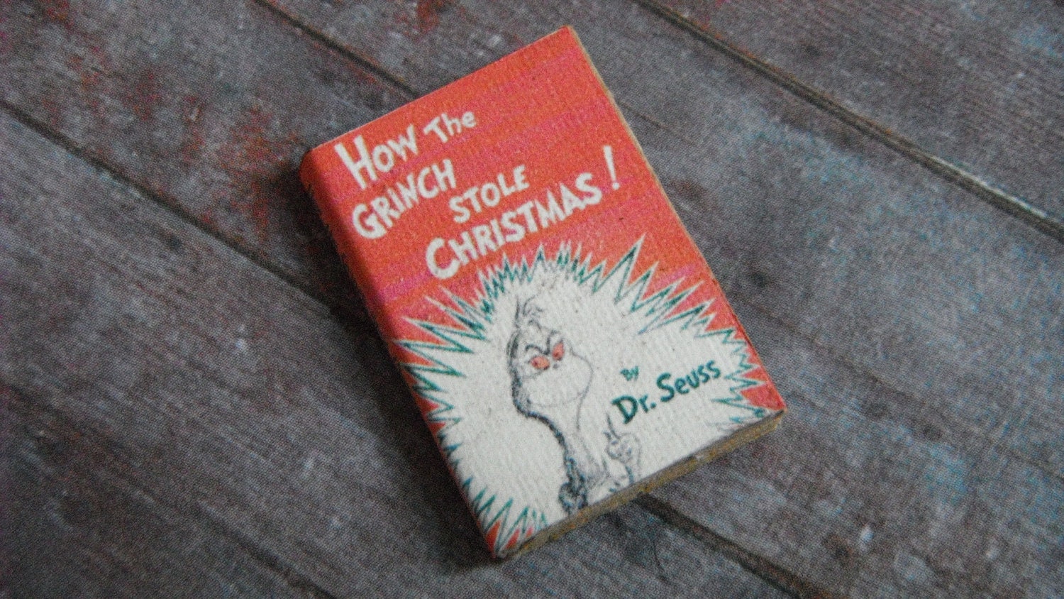 Miniature Book --- How the Grinch Stole Christmas