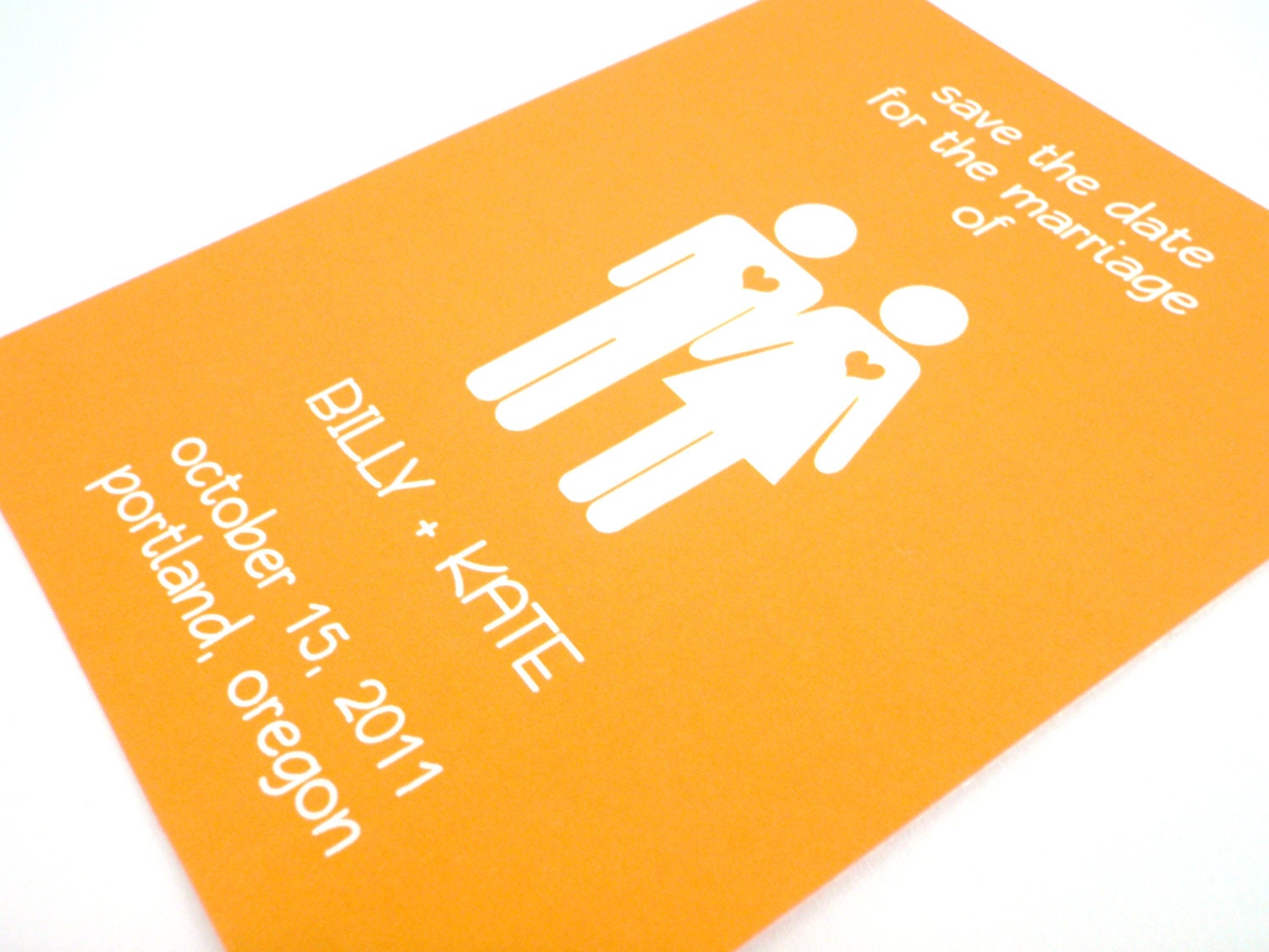 50 Save the Dates or Invitations with Boy Meets Girl Design