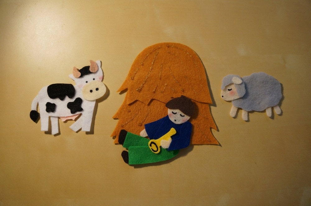 Little Boy Blue Felt Set