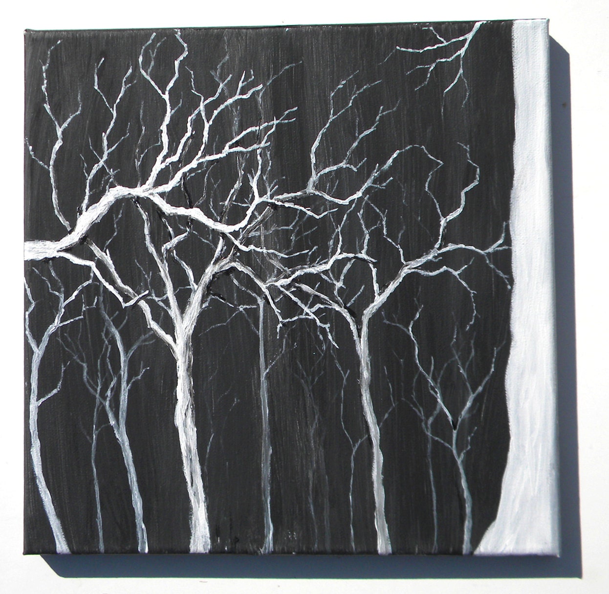 The White Forest 12X12 Painting