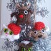 Christmas Bauble Santa Dog -- cute amigurumi puppy tree ornament santa father christmas