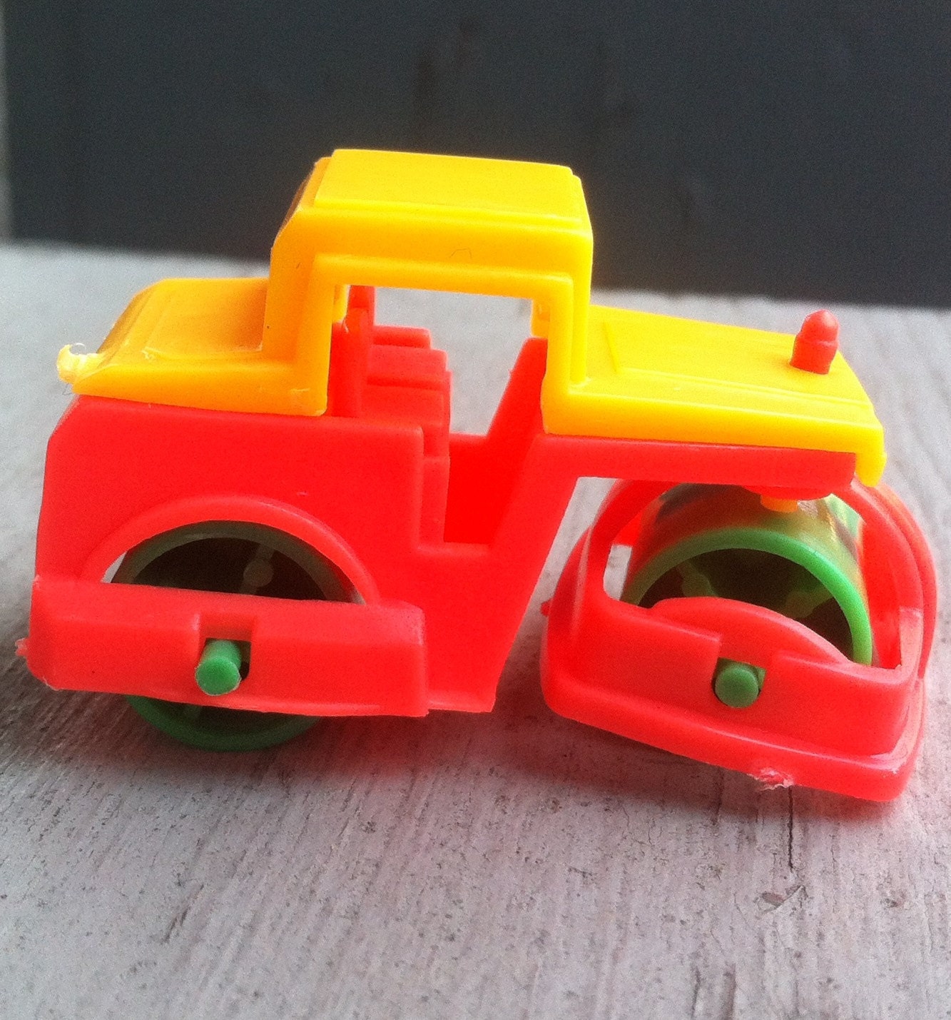 1978-1982 Plastic Construction  Equipment Toy STEAM ROLLER