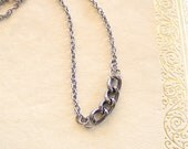 Bertoia necklace - mid century modern - vintage and recycled jewelry