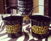 Star Wars- Children's Party Favor Buckets/ Treat Bag with Your Choice of Logo, Style 1