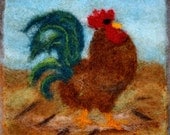 002 "Roostah" Thyme Tile Needle Felting Pattern Kit