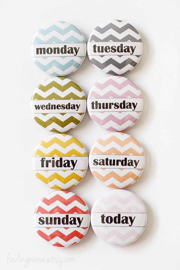 Days Of The Week Flair Button