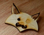 Professor Fancy Fox Wooden Pin