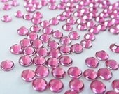 PINK 16ss Acrylic Rhinestones 1 Gross 144 Pcs Flatback