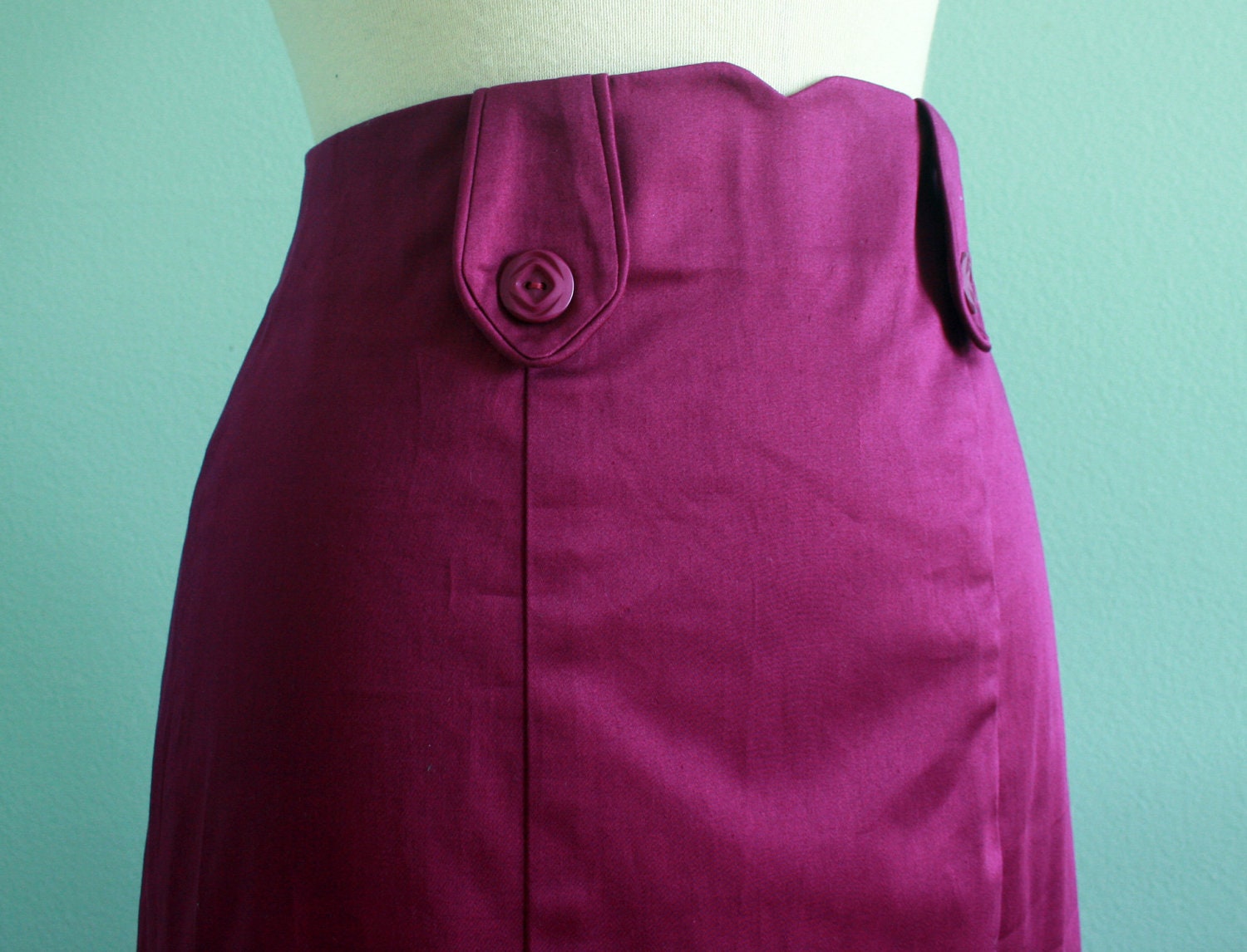 high waist Pencil skirt custom and handmade in your size and color - VIRGINIA style