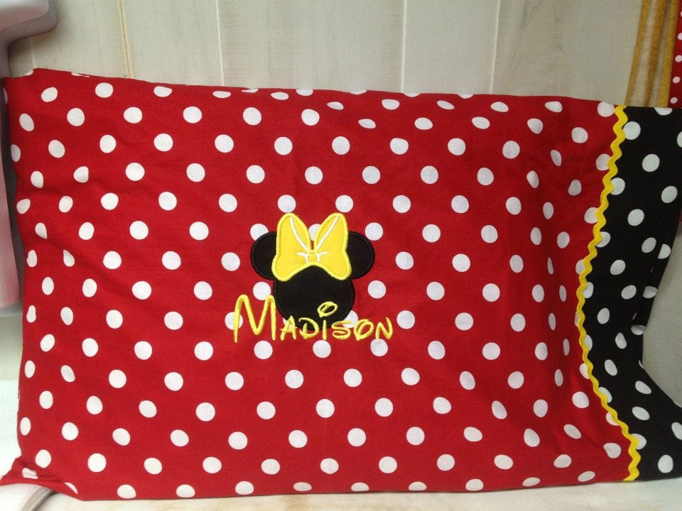 Minnie Mouse Standard Size Pillowcase