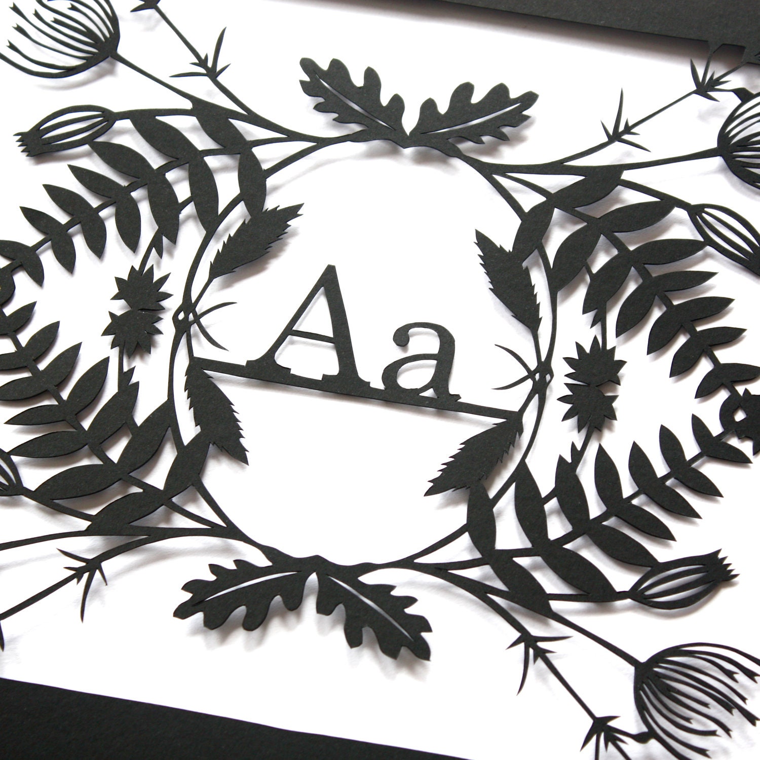 Personalised Initial Paper Cut