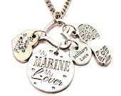 My marine my lover  Necklace Military Necklace