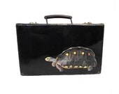 Tortoise Up-cycled Vintage Suitcase