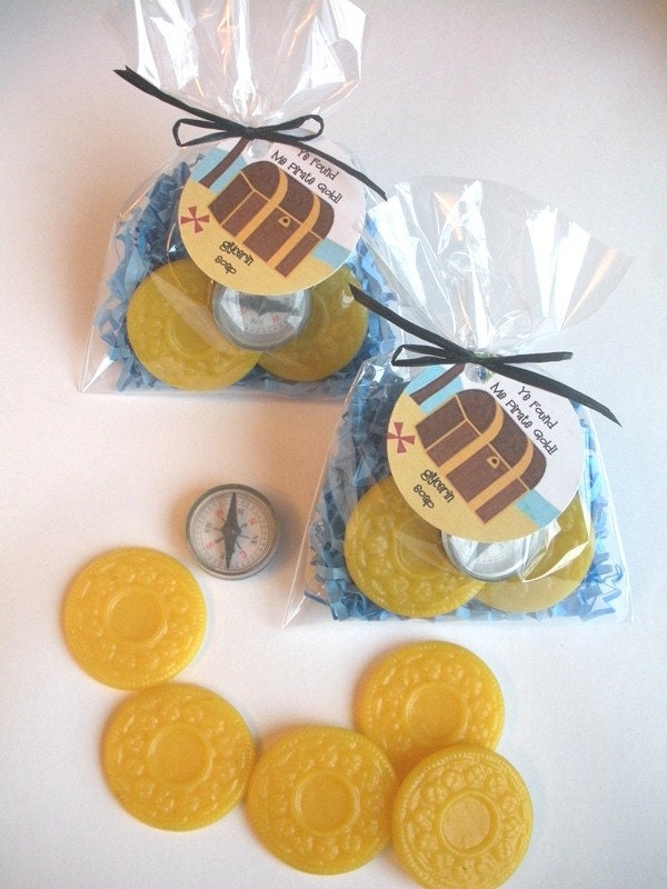 20 Pirate Treasure Chest Soap Favors