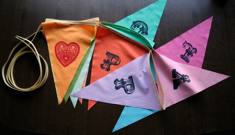 Bespoke wedding bunting