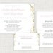Spring Floral Wedding Invitation Suite
