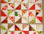 Little Pinwheel Pieced Quilt Blocks